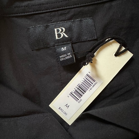 💵 NWT | Banana Republic | The Oversized Shirt in Black - Picture 4 of 13